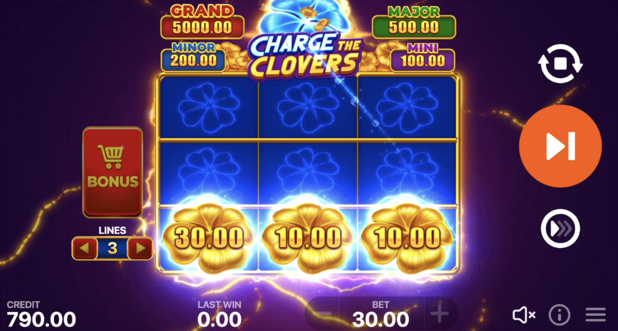 Charge the Clovers: Hit The Bonus demo
